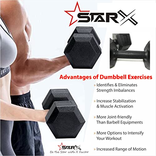 Star X Hexa PVC Dumbbell