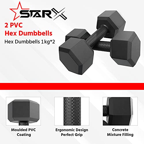 Star X Hexa PVC Dumbbell