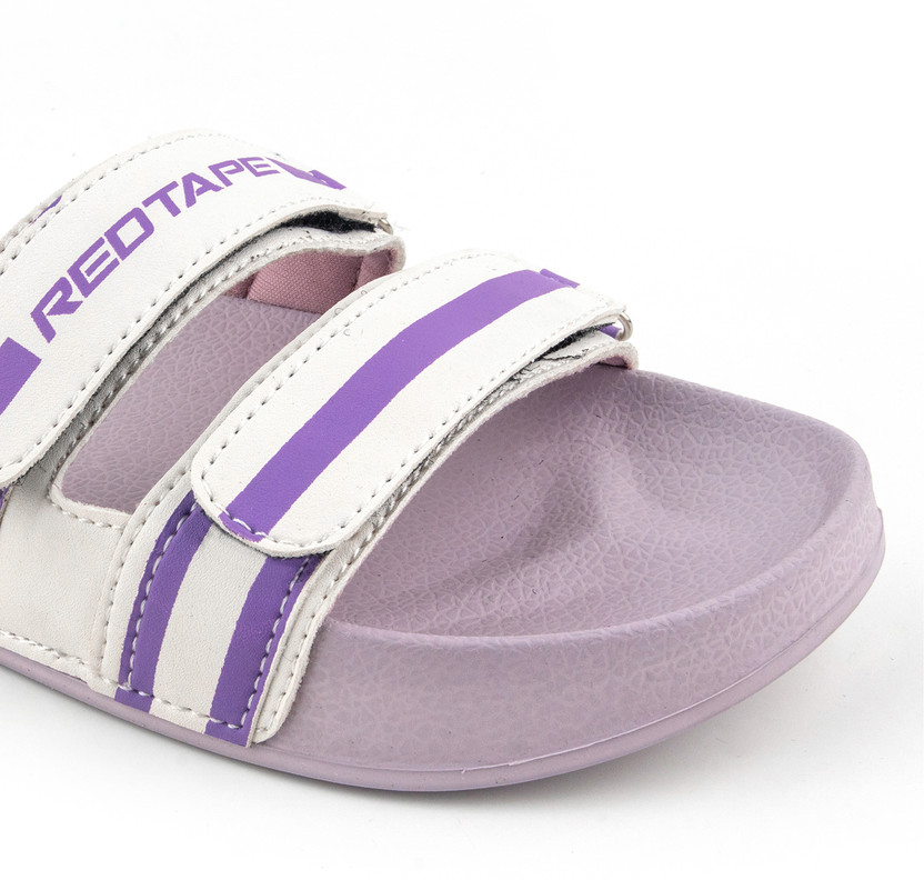 RED TAPE Women Slides (Purple , 3) - Image 5
