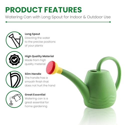 Klassic Watering Can| Plastic Green