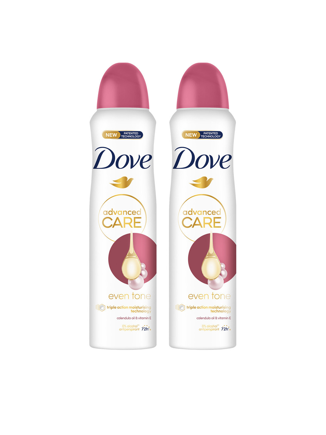 Dove Women Set of 2 Eventone Anti-Perspirant Deodorant - 150 ml each - Image 2