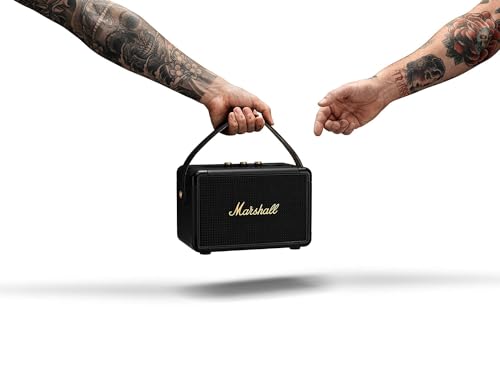 Marshall Kilburn II 36W Portable Bluetooth Speaker - Black & Brass - Image 6