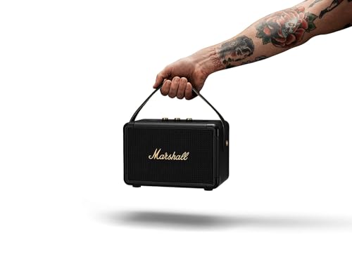 Marshall Kilburn II 36W Portable Bluetooth Speaker - Black & Brass - Image 7