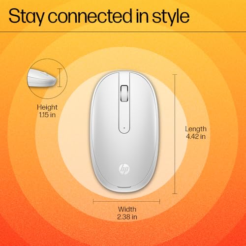 HP 240 Lunar White Bluetooth