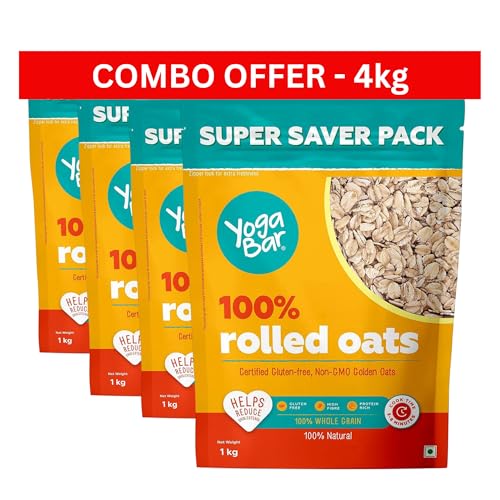 Yogabar Golden Jumbo Rolled Oats
