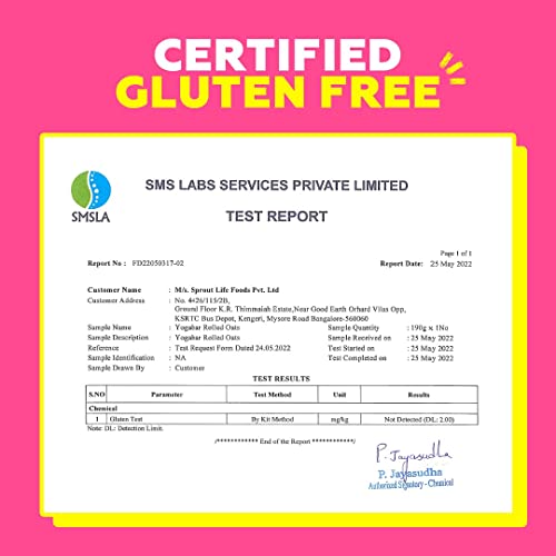 Yogabar Golden Jumbo Rolled Oats
