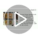 Homeor Plastic Storage Jar &