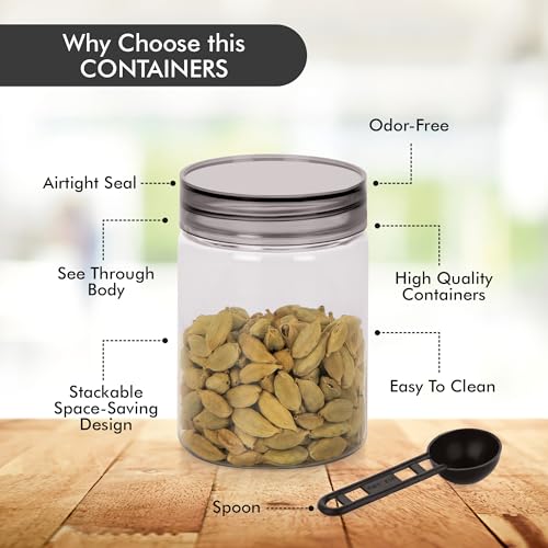 Homeor Plastic Storage Jar &
