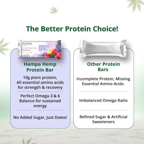 Hampa Hemp protein Bar 50g