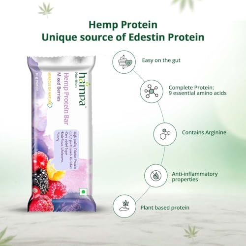 Hampa Hemp protein Bar 50g