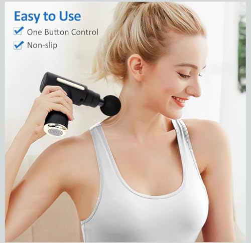 Massage Gun with 4 Attachment