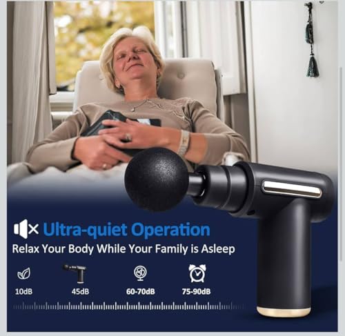 Massage Gun with 4 Attachment