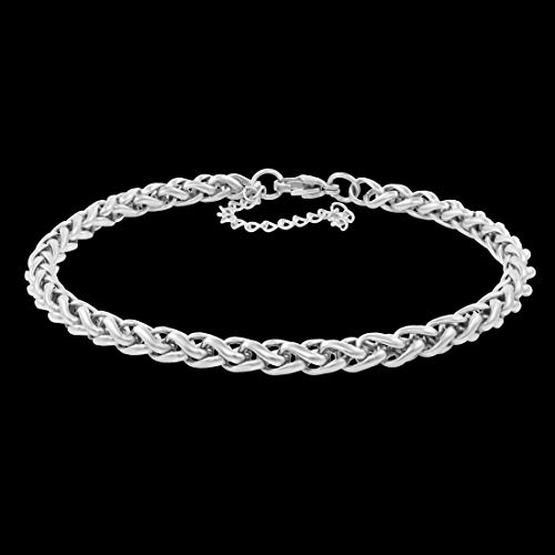 Nakabh Stainless Steel Bracelet For Men & Boys - Image 3