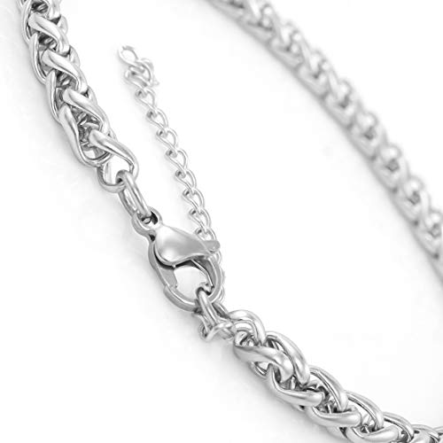Nakabh Stainless Steel Bracelet For Men & Boys - Image 4