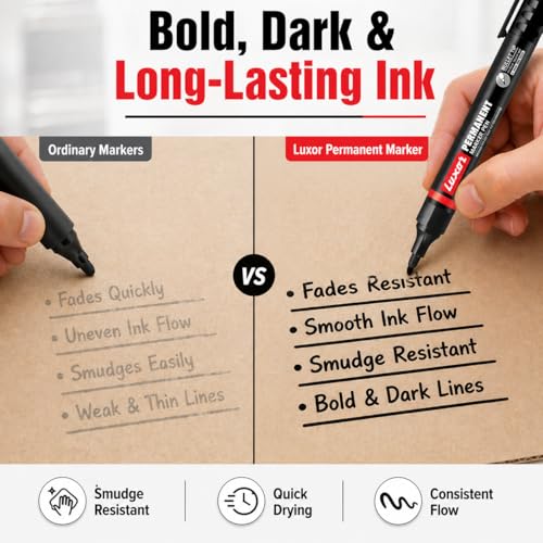 Luxor Refillable Permanent Marker Pen