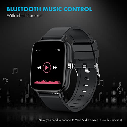 Giordano Connex Black Smart Watch