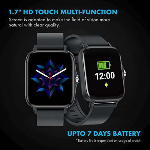 Giordano Connex Black Smart Watch