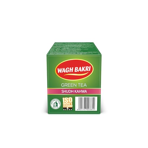 Wagh Bakri Green Tea Shudh Kahwa Tea Bag, 25 Tea Bag*2.5G, 62.5 Grams - Image 5
