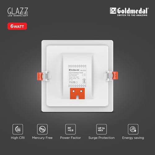 Goldmedal Glazz 6W Sqaure Ceiling