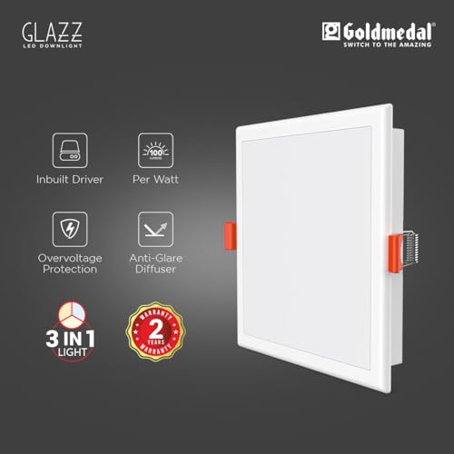 Goldmedal Glazz 6W Sqaure Ceiling