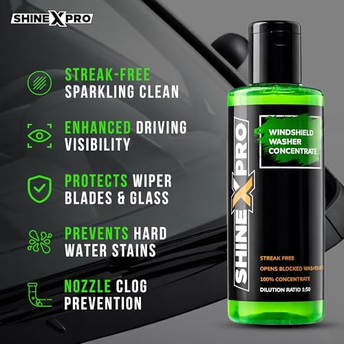 ShineXPro 200mL Windshield Washer Fluid