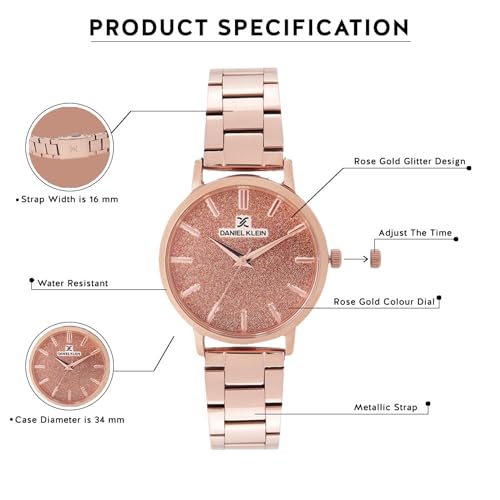 Daniel Klein Analog Glitter Rose