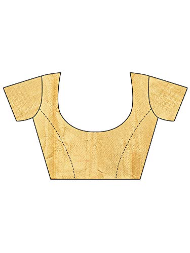 AKHILAM Women's Chiffon Woven Border