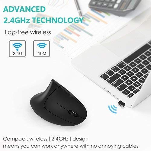 MICROWARE Rechargeable 2.4ghz Wireless Vertical