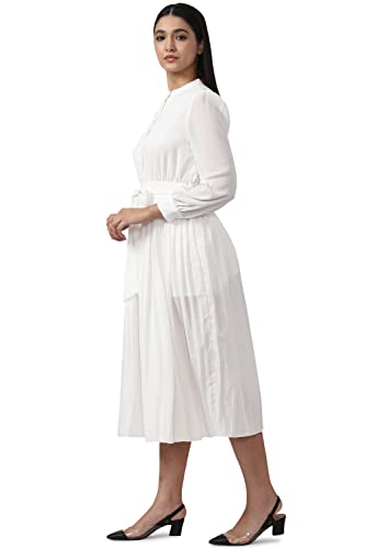 Van Heusen Women's Polyester Classic Below The Knee Dress - Image 2