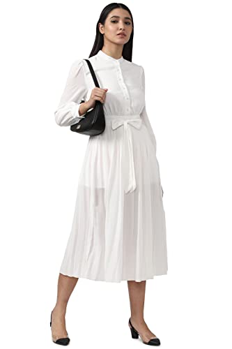 Van Heusen Women's Polyester Classic Below The Knee Dress - Image 5