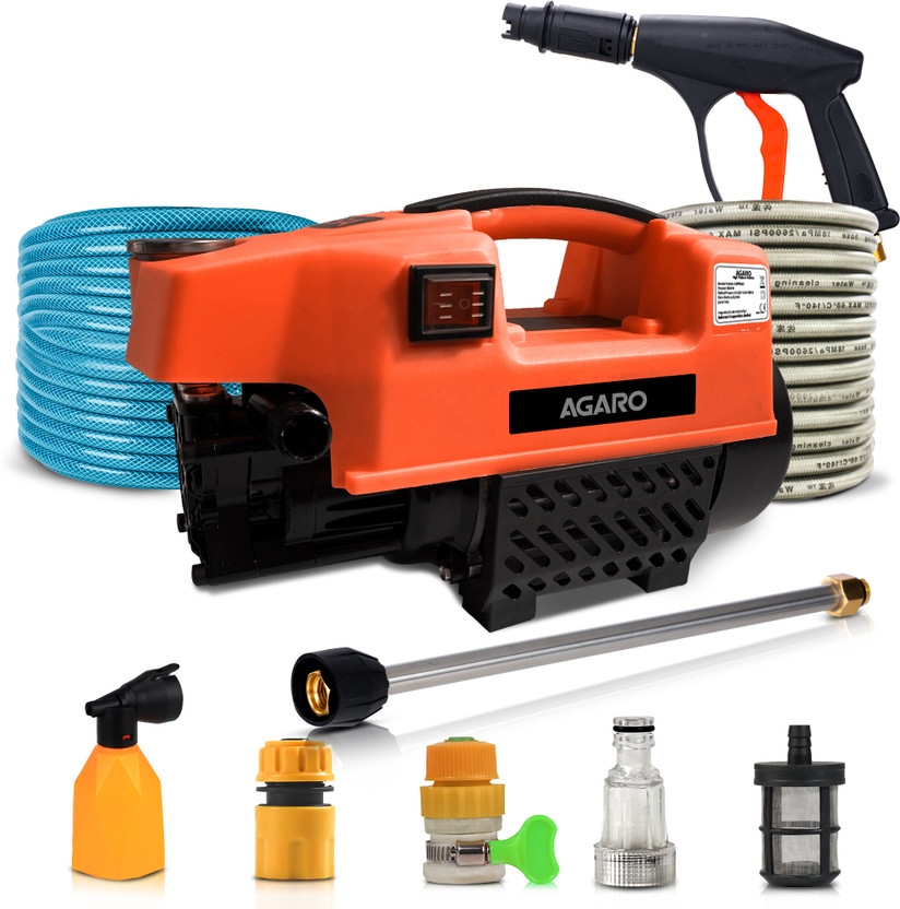 AGARO Supreme 1800 Watt, 120 Bar, 6.5L/Min Flow Rate, 8 Mtr Hose,...more