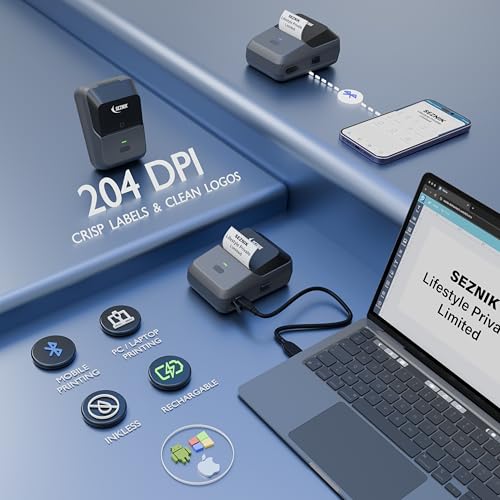 SEZNIK Josh Bluetooth Thermal Label