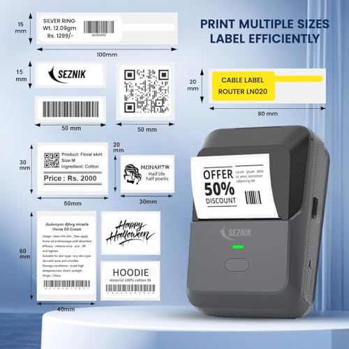 SEZNIK Josh Bluetooth Thermal Label