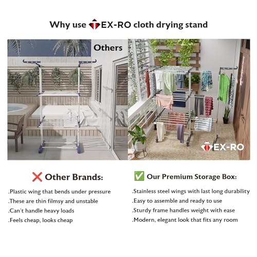 TEX-RO Expandable Clothes Drying Stand