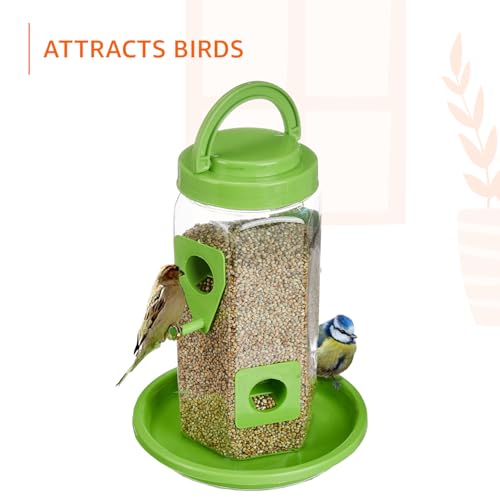 Amazon Basics Hanging Bird Feeder | 500 GMS (Set of 2) - Image 3