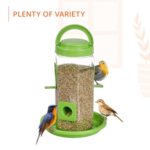 Amazon Basics Hanging Bird Feeder | 500 GMS (Set of 2) - Image 4