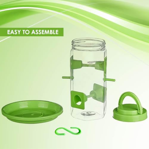 Amazon Basics Hanging Bird Feeder | 500 GMS (Set of 2) - Image 5
