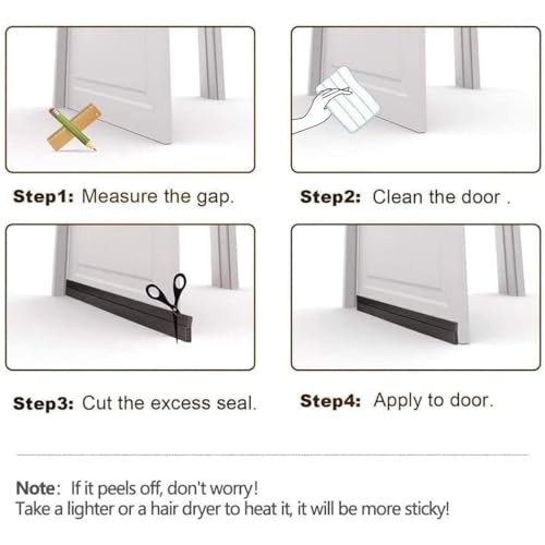 DAZIBAO® Silicone Door Bottom/Under Gap
