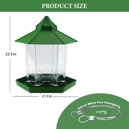 GARDENS NEED Hut-Shaped Hanging Bird
