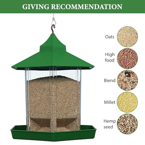 GARDENS NEED Hut-Shaped Hanging Bird