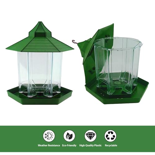 GARDENS NEED Hut-Shaped Hanging Bird