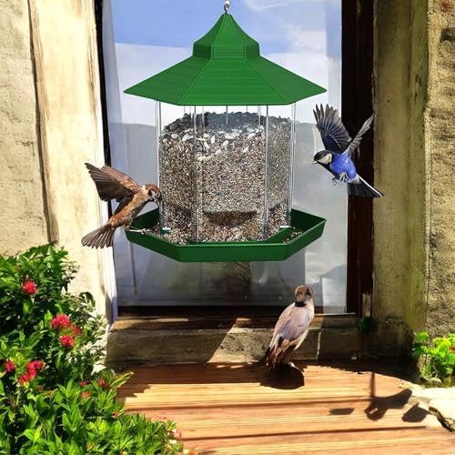 GARDENS NEED Hut-Shaped Hanging Bird
