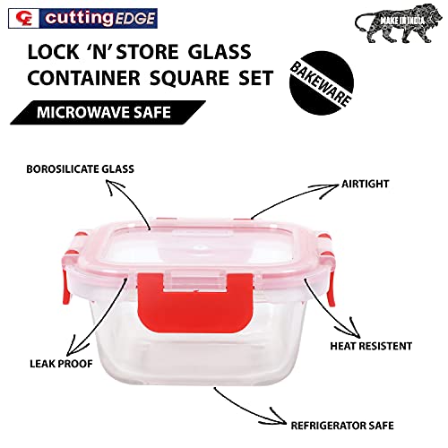 Cutting EDGE Borosilicate Glass Container