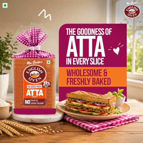 English Oven Zero Maida 100% Atta Bread, 400 g - Image 3