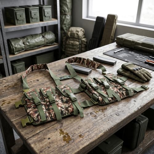 Azad tactical vest for ary with stuff oragnizer and poches - Image 6