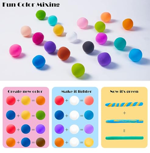 VGRASSP 24 Pcs Air Dry