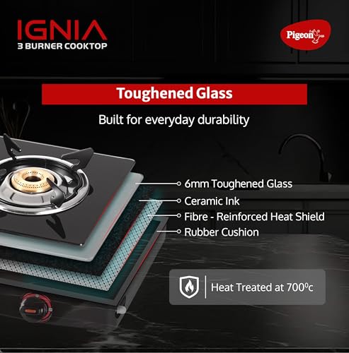Pigeon Ignia 3 Burner Gas