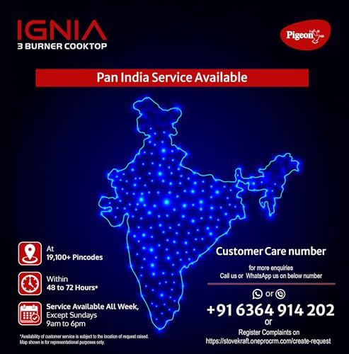 Pigeon Ignia 3 Burner Gas