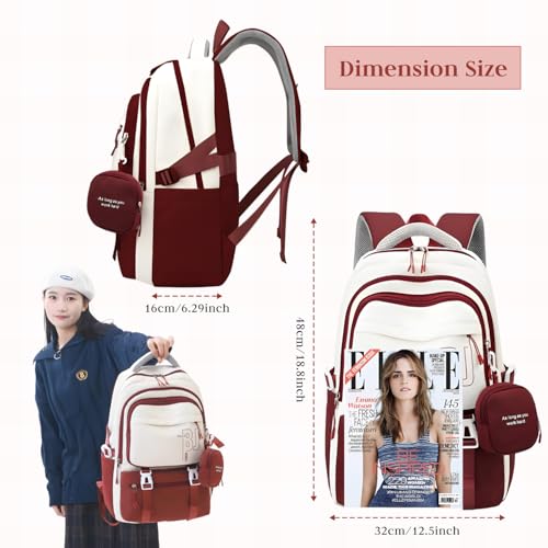 FWQPRA Girls Backpack School Backpack