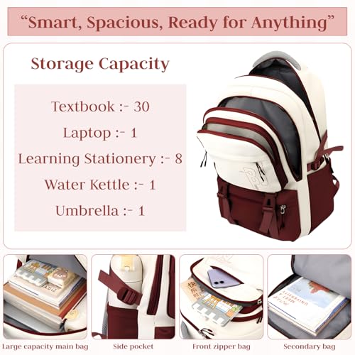 FWQPRA Girls Backpack School Backpack
